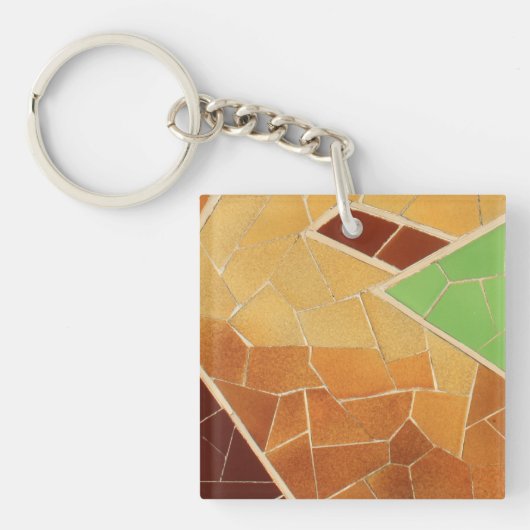 Mozaïekdecoratie Sleutelhanger (voorkant)