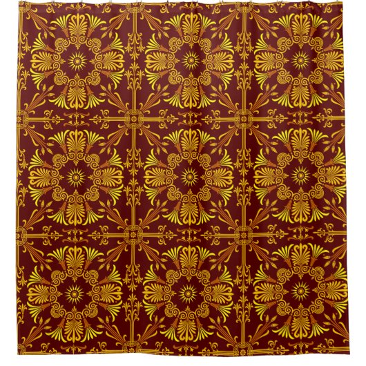 Mozaïekdouchegordijn Douchegordijn (Voorkant)