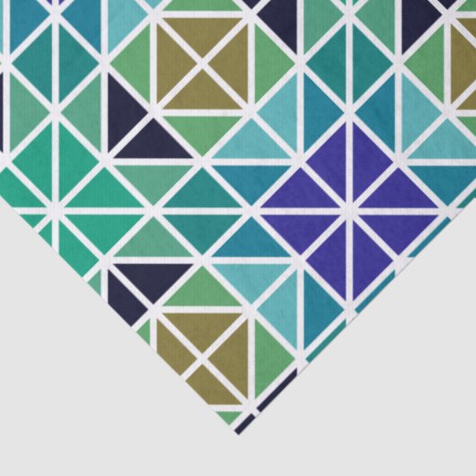 mozaïekdriehoekspapier tissuepapier (Detail)
