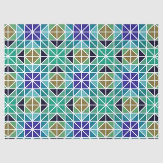 mozaïekdriehoekspapier tissuepapier (Voorkant)
