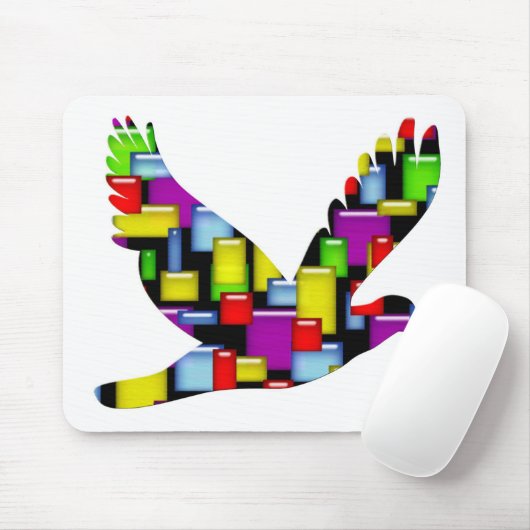 mozaïekduif muismat (Met muis)