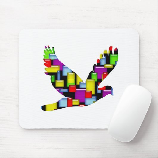 mozaïekduif muismat (Met muis)