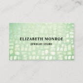 Mozaïekeffect, juwelier visitekaartje (Voorkant)