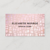 Mozaïekeffect, juwelier visitekaartje (Voorkant)