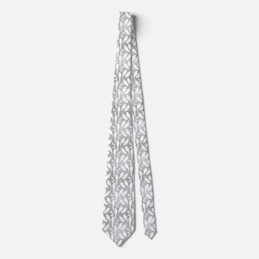 Mozaïekeffect van wilde vogels stropdas (Voorkant)