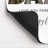 Mozaïekfoto met letters voor Vaderdag DADDY Muismat (Hoek)