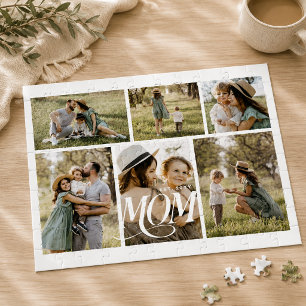 Mozaïekfoto van mama legpuzzel