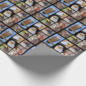 Mozaïekfoto's van roofdieren van poster cadeaupapier (Hoek)