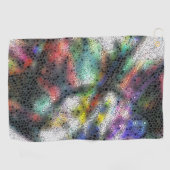 Mozaïekgepolijst scheermessen, gekleurd golfhanddoek (Horizontaal)