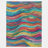 mozaïekgetijde fleece deken (Voorkant)