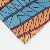 mozaïekgetijde fleece deken (Hoek)