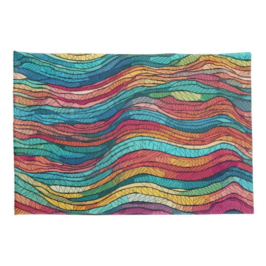 mozaïekgetijde kussensloop (Achterkant-Rechts)