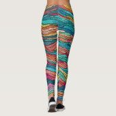 mozaïekgetijde leggings (Achterkant)