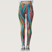 mozaïekgetijde leggings (Voorkant)