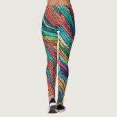 mozaïekgetijde leggings (Achterkant)
