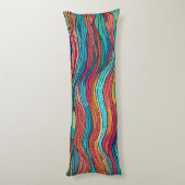 mozaïekgetijde lichaamskussen (Achterkant (Verticaal))