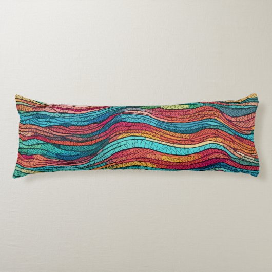 mozaïekgetijde lichaamskussen (Voorkant)