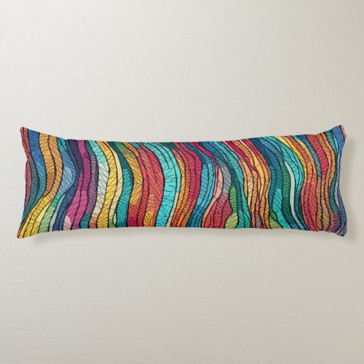 mozaïekgetijde lichaamskussen (Voorkant)