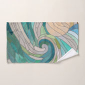 Mozaïekgolf en maan bad handdoek (Handdoek)