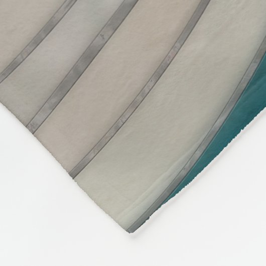 Mozaïekgolf en maan fleece deken (Hoek)