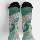 Mozaïekgolf en maan sokken (Top)