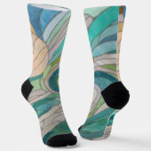 Mozaïekgolf en maan sokken (Gebogen)