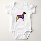 mozaïekhond romper (Voorkant)