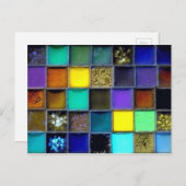 Mozaïekkeramisch Briefkaart met lege tapijten | Aa (Voorkant / Achterkant)