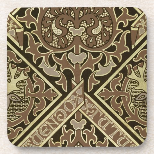 Mozaïekkerkbehangselontwerp Bier Onderzetter (Voorkant)