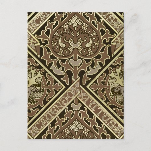 Mozaïekkerkbehangselontwerp Briefkaart (Voorkant)