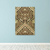 Mozaïekkerkbehangselontwerp Canvas Afdruk (Insitu (Houten vloer))