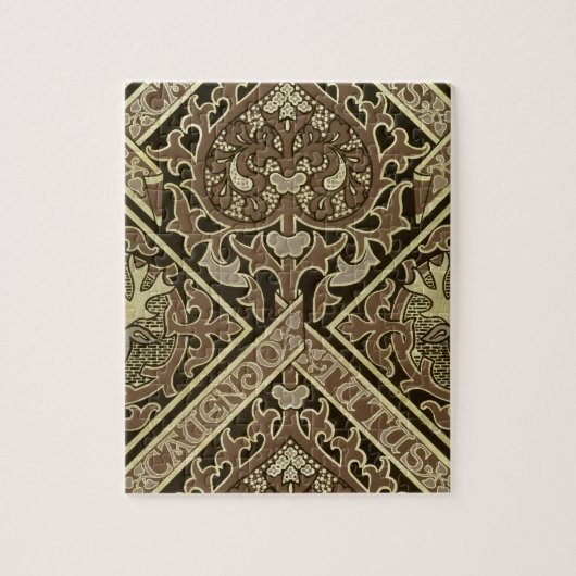 Mozaïekkerkbehangselontwerp Legpuzzel (Verticaal)