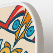 mozaïekkleur, Mandala-Patroon Pickleball Paddle (Links Detail)