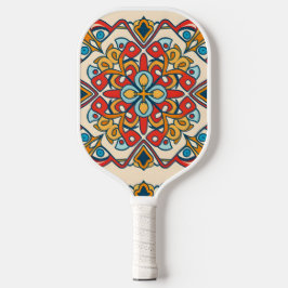 mozaïekkleur, Mandala-Patroon Pickleball Paddle