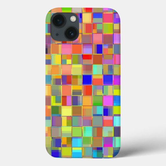 Mozaïekkleuren Case-Mate iPhone Case (Achterkant)
