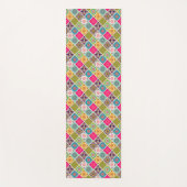 Mozaïekkleurige Marokkaanse levendige energieke ku Yogamat (Voorkant)