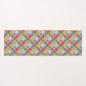 Mozaïekkleurige Marokkaanse levendige energieke ku Yogamat (Voorkant (horizontaal))