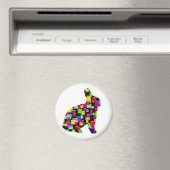 mozaïekkonijnenkonijn magneet (Insitu (Vaatwasser))