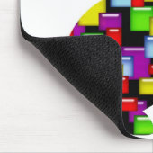 mozaïekkonijnenkonijn muismat (Hoek)