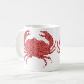 Mozaïekkrab Koffiemok (Voorkant links)