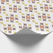 Mozaïekkruispatroon Cadeaupapier (Hoek)