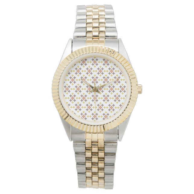 Mozaïekkruispatroon Horloge (Voorkant)