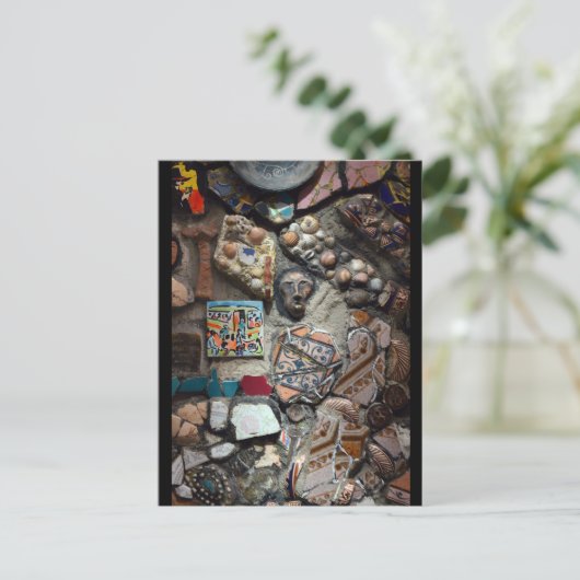 Mozaïekkunst Briefkaart (Staand voorkant)