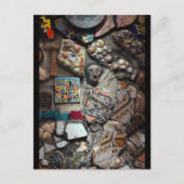 Mozaïekkunst Briefkaart (Voorkant)