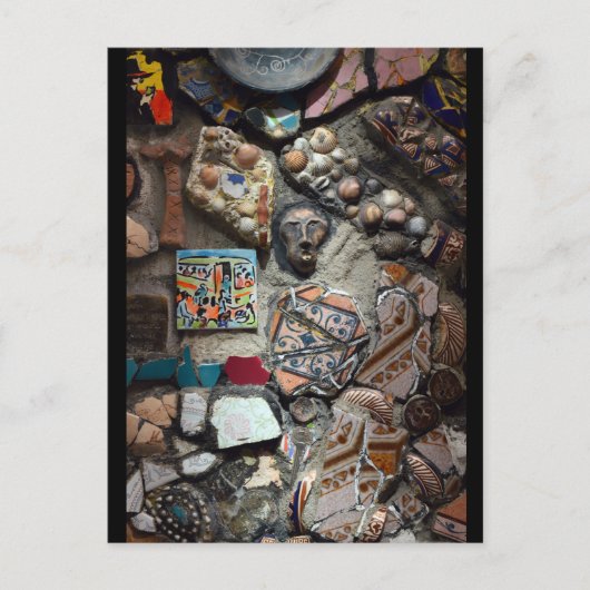 Mozaïekkunst Briefkaart (Voorkant)