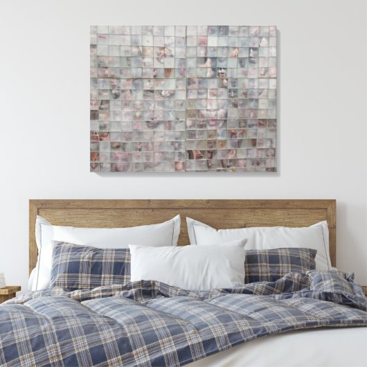 Mozaïekkunst Canvas Afdruk (Insitu (Slaapkamer))