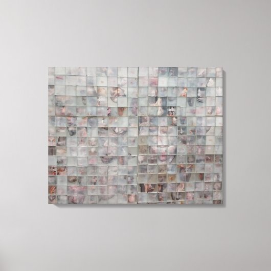 Mozaïekkunst Canvas Afdruk (Voorkant)