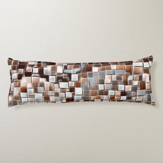 Mozaïekkunst / Monogram / Lichaamskussen (Achterkant)