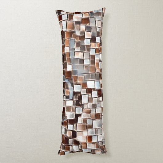 Mozaïekkunst / Monogram / Lichaamskussen (Achterkant (Verticaal))