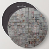 Mozaïekkunst Ronde Button 6,0 Cm (Voorkant /achterkant)